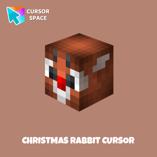 Christmas Rabbit cursor arrow cursor